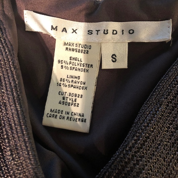 Sleeveless Ruched Layered Cocktail Dress - Brown - Picture 3 of 3